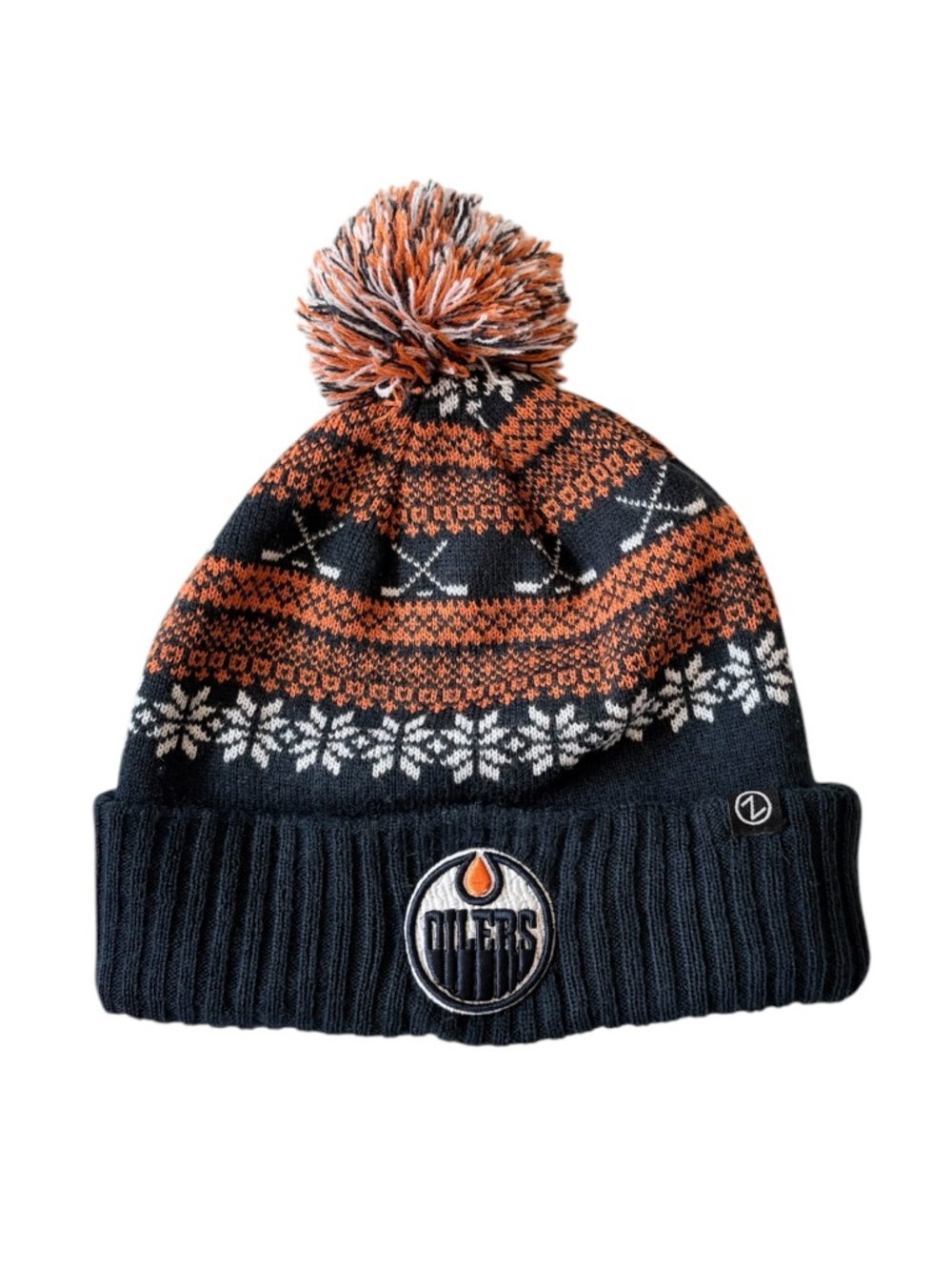 Edmonton Oilers Knit Pom Beanie Hat